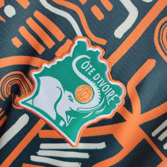 Camisa Costa do Marfim Pré-Jogo - 2025