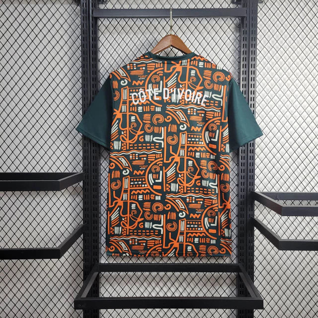 Camisa Costa do Marfim Pré-Jogo - 2025