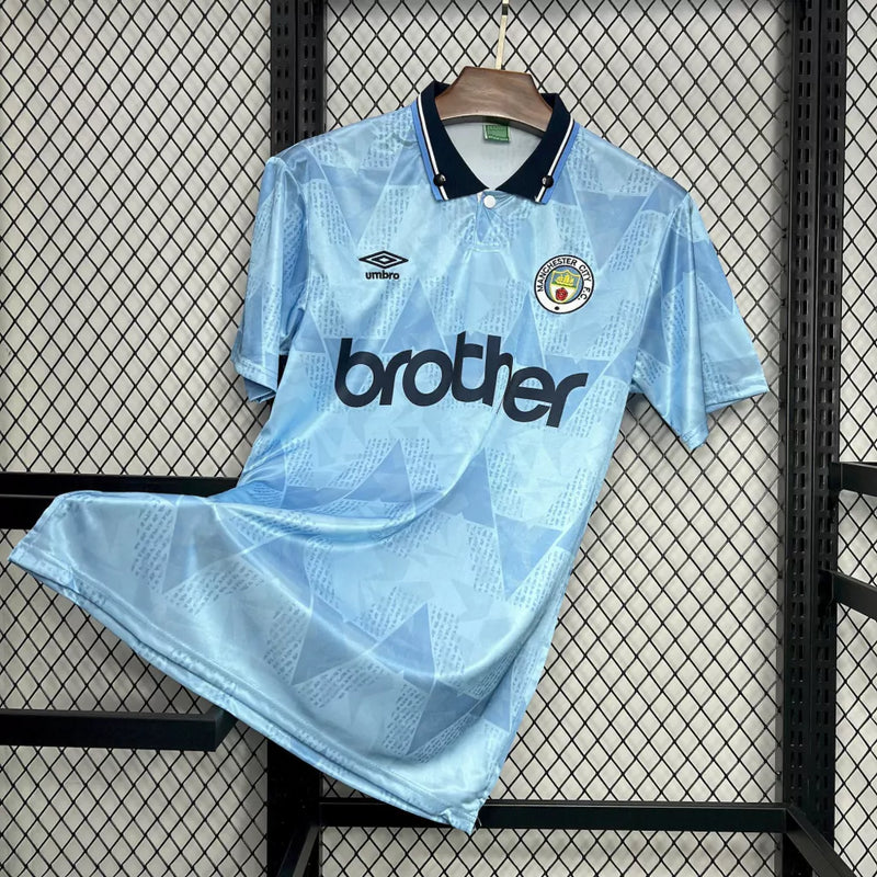 Camisa Manchester City Retrô 1 - 1989/91